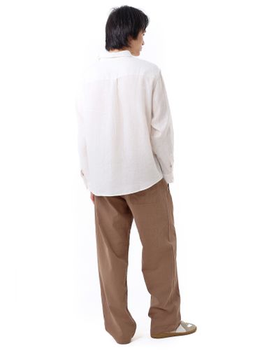 Льняные коричневые брюки HEATHEN