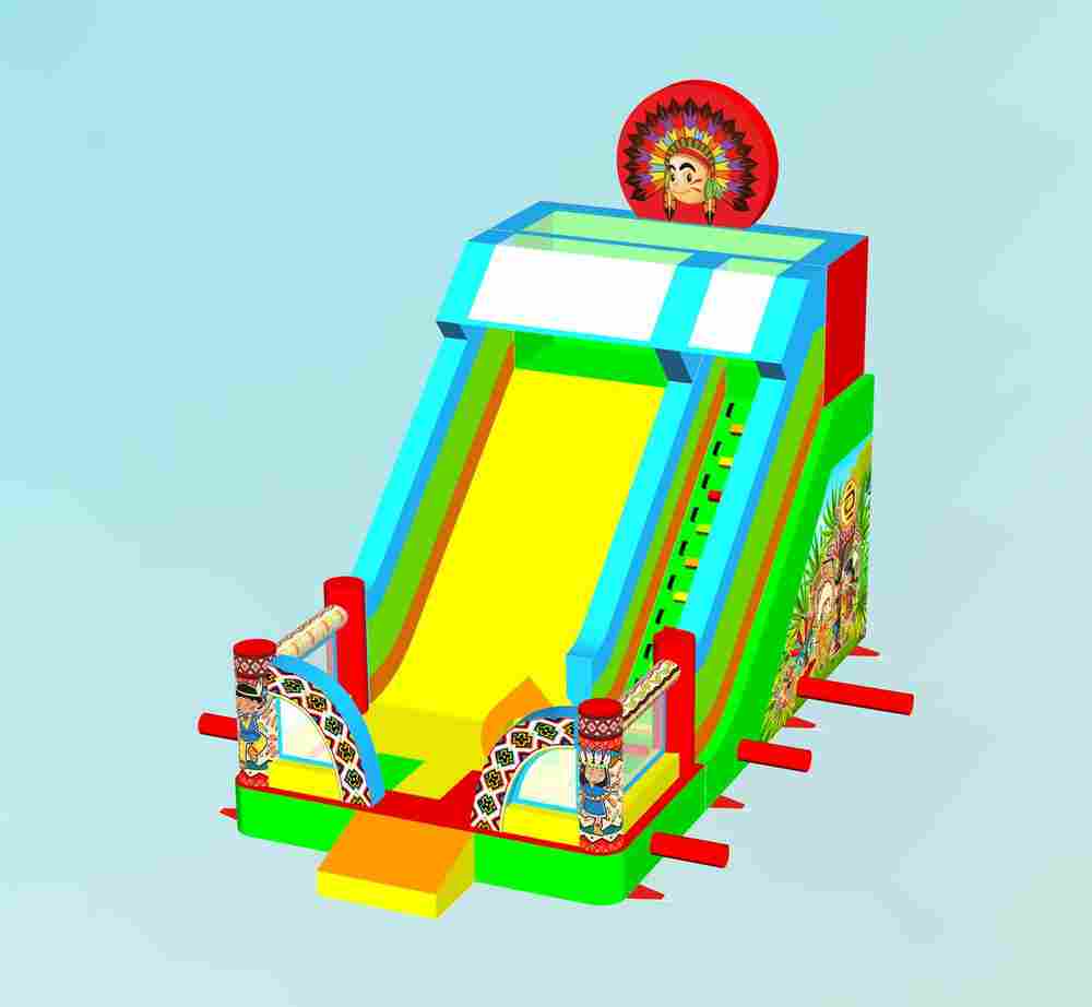 Надувная горка "Индиана" 7*4*6 м