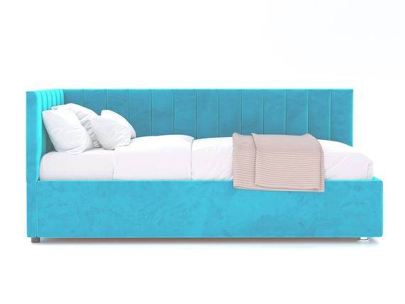 Кровать Negga Mellisa 120 Угловая ЛЕВАЯ Velutto 44