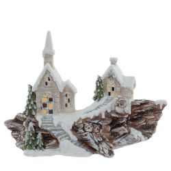 GAEM Фигурка декоративная "Домик" (подсветка, 3xAAA), L66 W23 H48 см