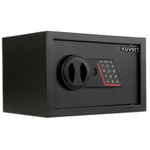 Сейф KUVERT "20ELB" электронный замок + ключ, 310х200х200 мм, 4 кг, черный