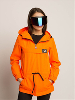 Анорак женский с кулиской без утеплителя Город Горький оранжевый