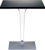 Стол пластиковый Siesta Contract Ice, 600х600х730, черный