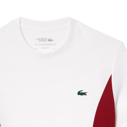 Мужская теннисная футболка Lacoste Tennis x Novak Djokovic T-Shirt - white