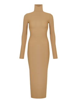 Платье макси из бифлекса matte