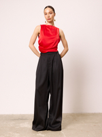 Топ блуза вечерний атласный с открытой спиной