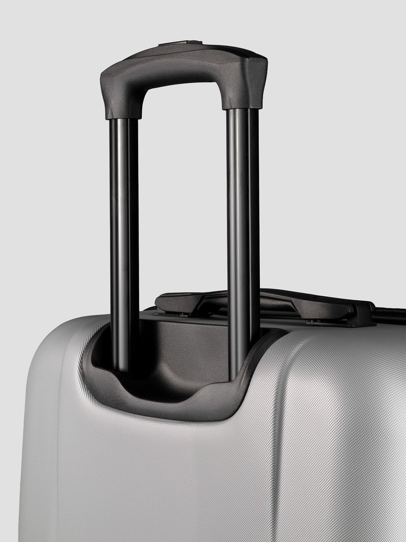 Чемодан Bonle размер S Серебристый