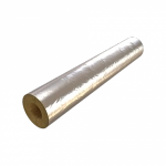 Цилиндр навивной гидрофобизированный из минеральной ваты на основе горных пород базальтовой группы кашированный неармированной алюминиевой фольгой RWL 80 Кф1, РОКВУЛ