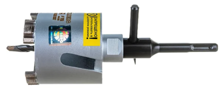 Коронка по бетону алмазная серия Laser SDS+ Ø 72 мм. Hilberg HM202