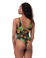 Купальник слитный Nebbia One-colour monokini 560 tr.green