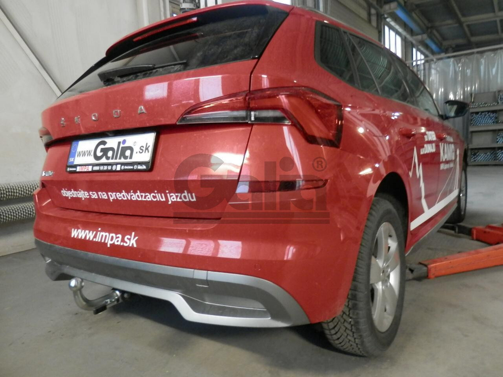 Оцинкованный фаркоп на Skoda Kamiq только для моделей с подготовкой под фаркоп 2019- (без электрики), Galia S136C