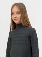 Платье для девочки AT98 темно-серый