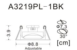 Точечный встраиваемый светильник Arte Lamp