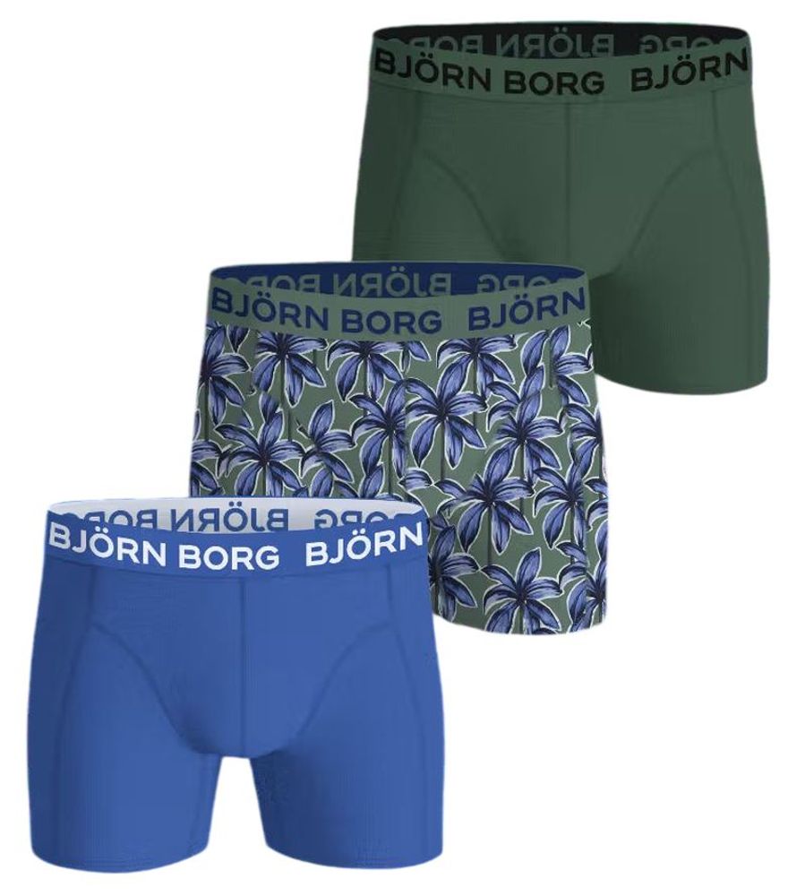Мужские спортивные боксеры Björn Borg Cotton Stretch 3P - multicolor