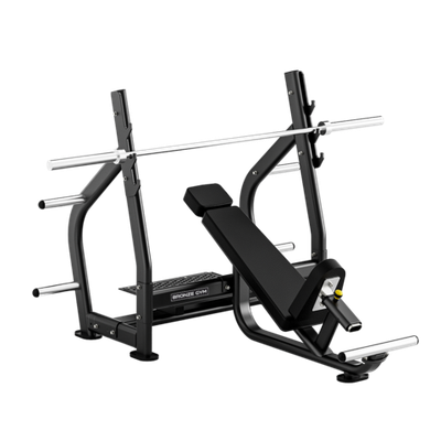 Скамья олимпийская для жима наклонная BRONZE GYM RAVE RE56