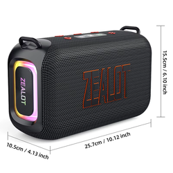 Bluetooth колонка ZEALOT S85, 50 Вт, 8000 мАч, хаки