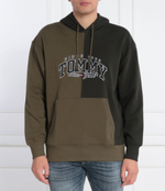 Худи TJM RLX VARSITY TWO-TONE HOODIE Tommy Jeans - хаки(DM0DM17802)
