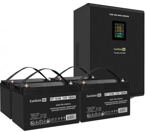 Комплект Exegate SX-5000.LCD.AVR.2SH.T