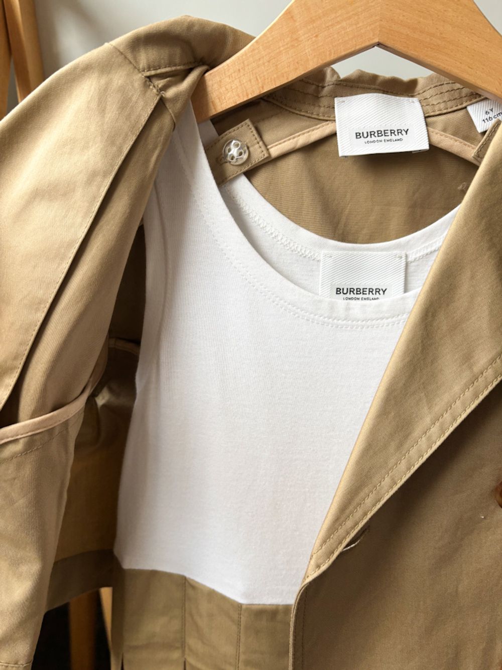 Хлопковый костюм Burberry, 116