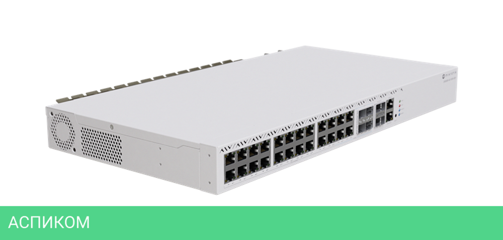 Коммутатор MikroTik CRS326-4C+20G+2Q+RM