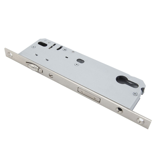 Замок под цилиндр узкопрофильный L156-45 SN матовый никель