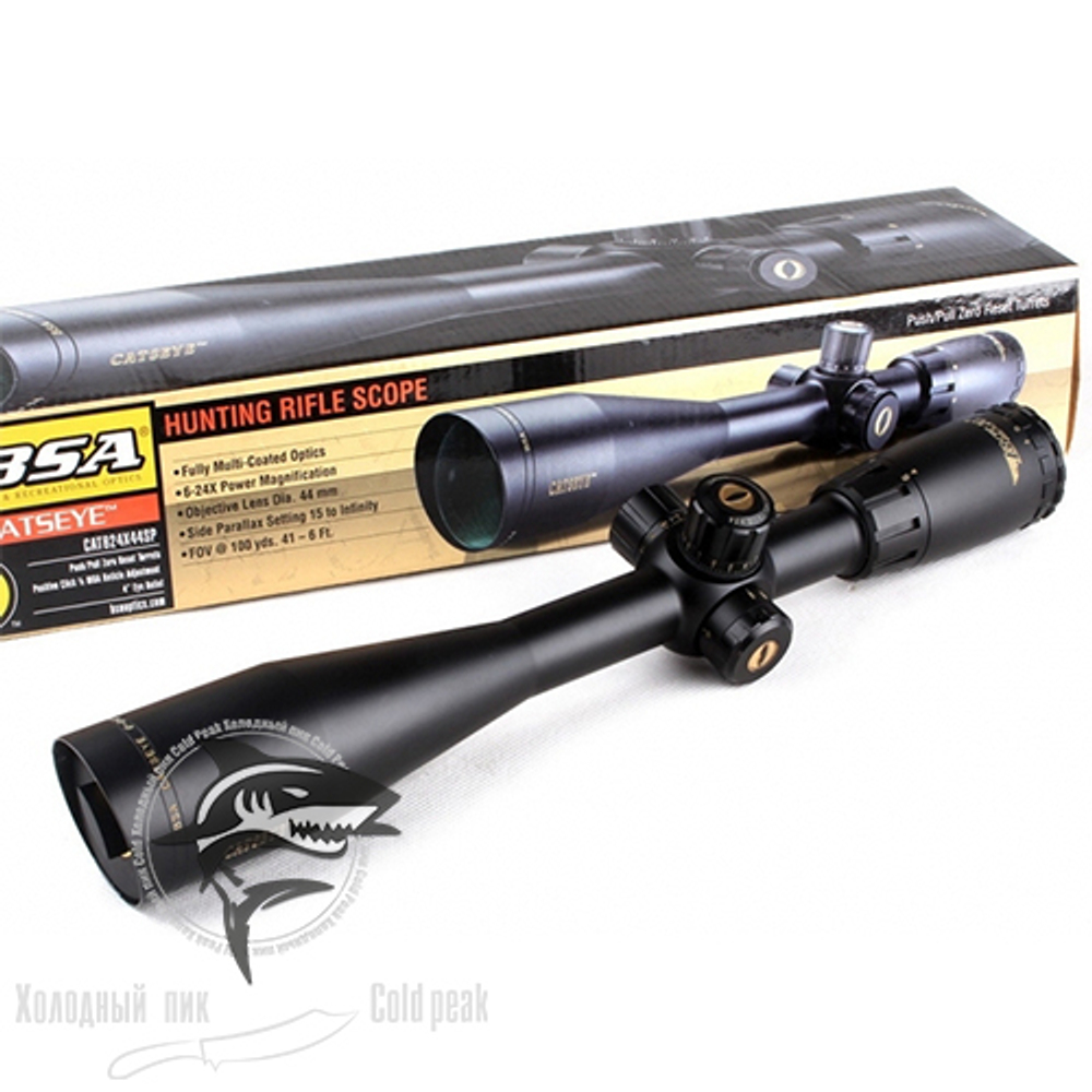Оптический прицел BSA CAT 6-24×44 SP (CAT624x44SP) BH-BS624S