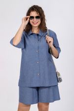 Блузка (рубашка) Тимьян-4 Виотекс СИНИЙ