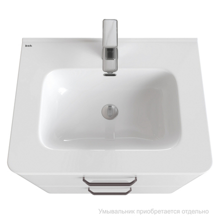 Тумба подвесная IDDIS Brick, белая, 60 см, BRI60W0i95