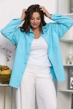 Рубашка Будь в тренде (голубая) Б13788-4М LT Collection