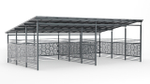 Большой навес над контейнерами SK00103