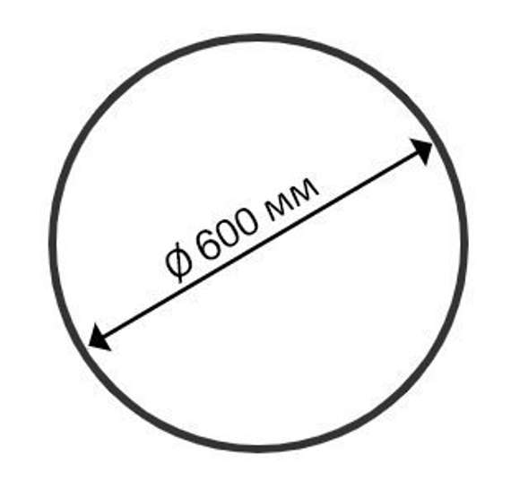Стол Fuoz Werzalit Woodart HPL, Ø60 см, верзалит исландский дуб 2