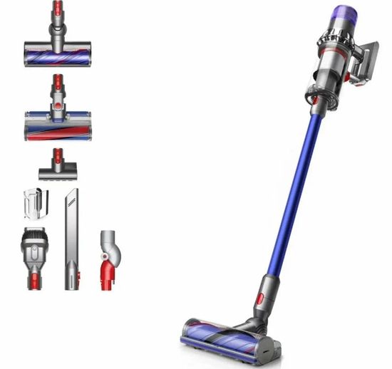 Вертикальный беспроводной пылесос Dyson V11 Absolute SV28 (Nickel / Blue) EU (Наша вилка)