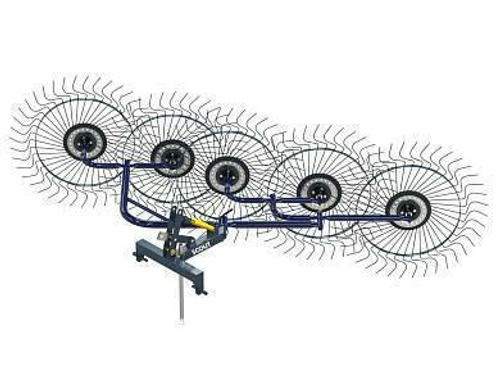 Грабли ворошилки СКАУТ PL-5600 для трактора, пять колес сгребания