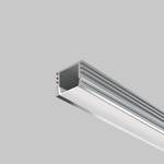 Алюминиевый профиль Maytoni накладной 16×12 (Серебро, 2 м), ALM005S-2M