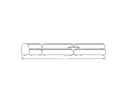 Модульный диван Генрих (Genrih), 4560 мм