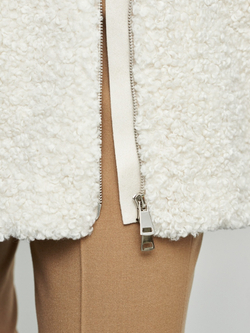 Демисезонная эко шуба Чебурашка, удлиненная куртка оверсайз, Северина (арт. C1257-2ri020bz)