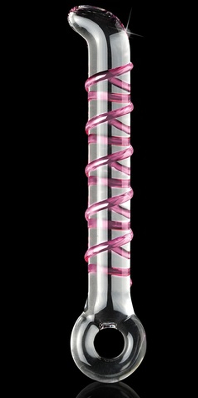 Стеклянный вибратор ICICLES № 4 - 17,8 см.