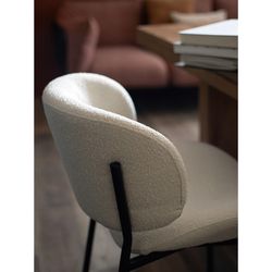 Стул Embrace, букле, молочный