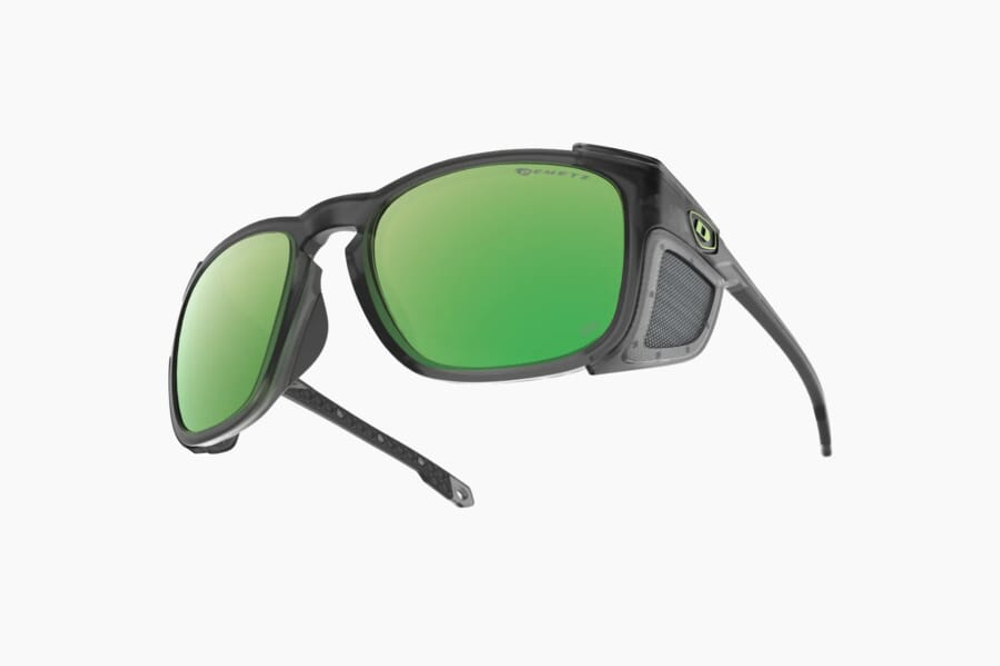 Спортивные очки Demetz Spit-Track / Cristal Grey Matt / Black Matt Pink With Green Mirror Cat.3