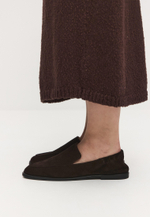 Лоферы // Taya // Chocolate // Suede