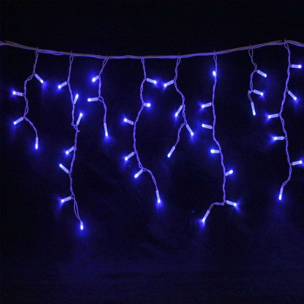 Гирлянда электрическая "Дождь" 100 синих LED ламп, 3*0,7м