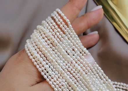 Жемчуг натуральный-mini 2,6мм, рис