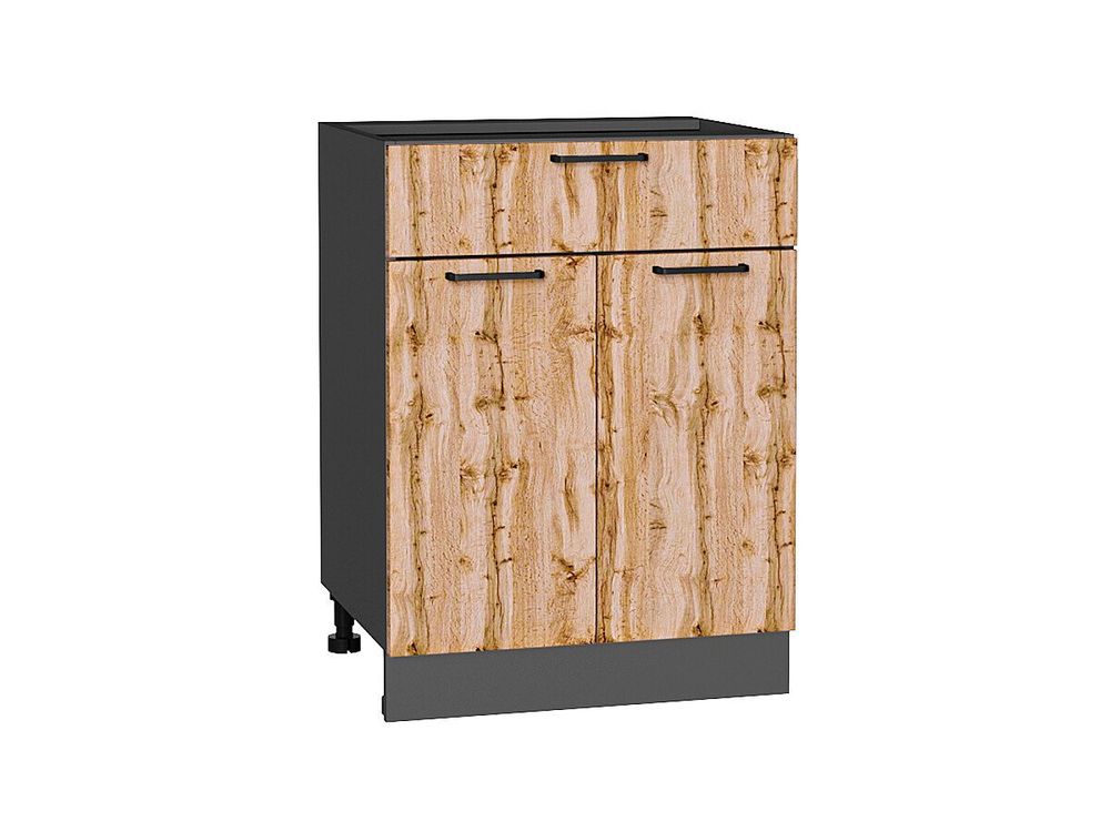 Шкаф нижний с 2-мя дверцами и ящиком Флэт