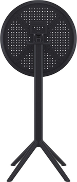 Стол пластиковый барный складной Siesta Contract Sky Folding Bar Table 60, черный