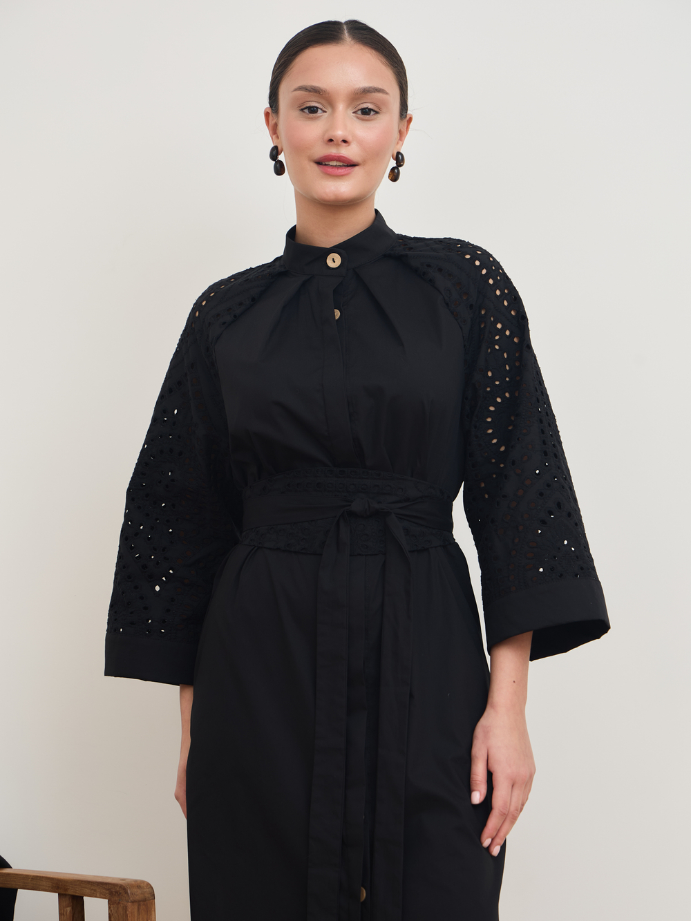 Платье кимоно ажурное