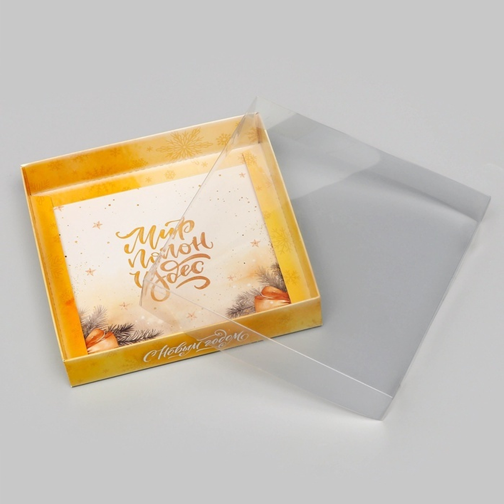 Коробка для печенья «Мир полон Чудес», 16×16×3 см