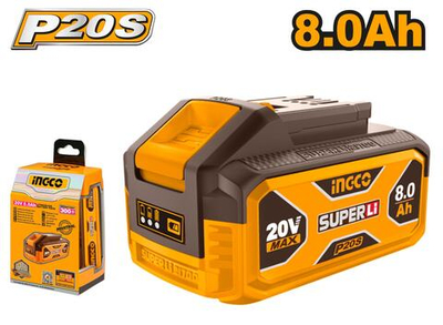 Аккумуляторная батарея 20В/8.0Ач. INGCO FBLI2108 INDUSTRIAL