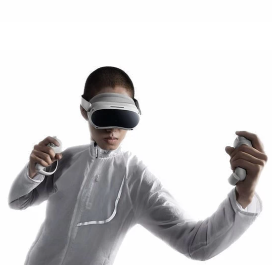 Шлем VR Pico 4 Global, 4320x2160, 128 ГБ, 90 Гц, базовая, белый