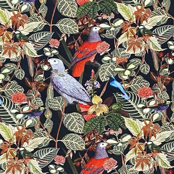 ПОПУГАИ 100% хлопок, Handmade Fabrics 3