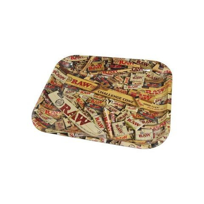 Лоток "RAW" Rolling Tray Metal Large Design RAW Mix 34x27.5см